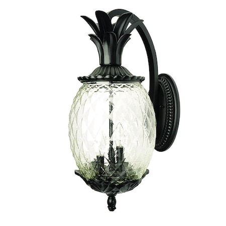 Estallar Lanai 3-Light Matte Black Wall Light ES3102514
